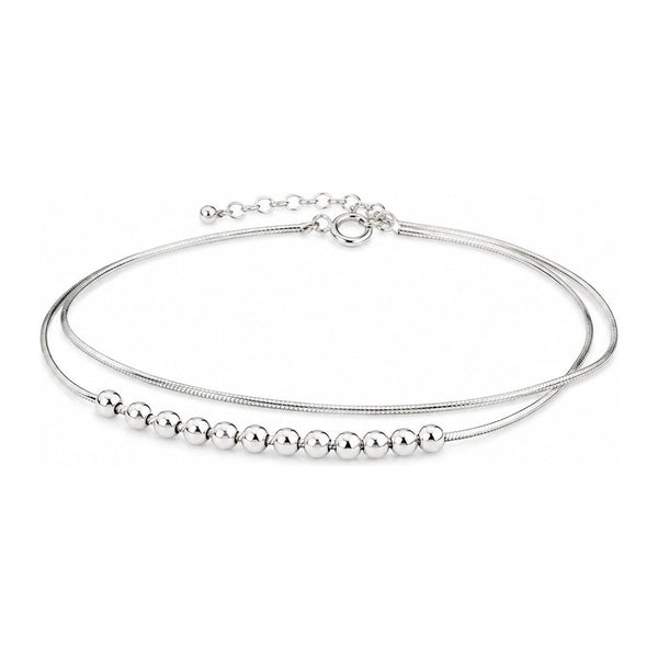 Pulsera 925 círculos continuos