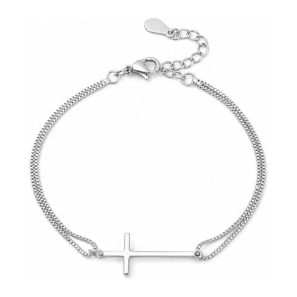 Pulsera 925 cruz