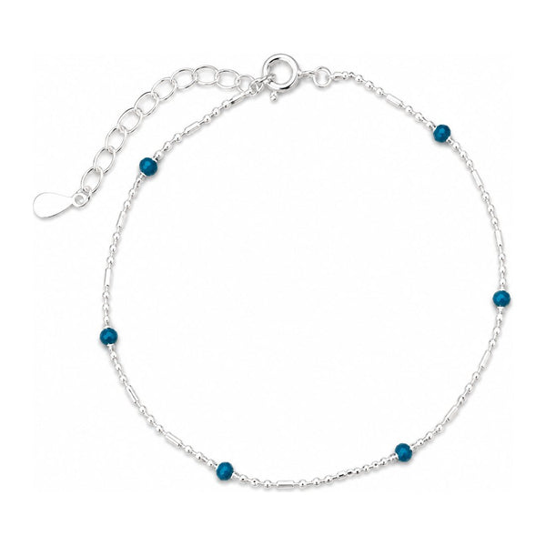 Pulsera 925 detalles azul