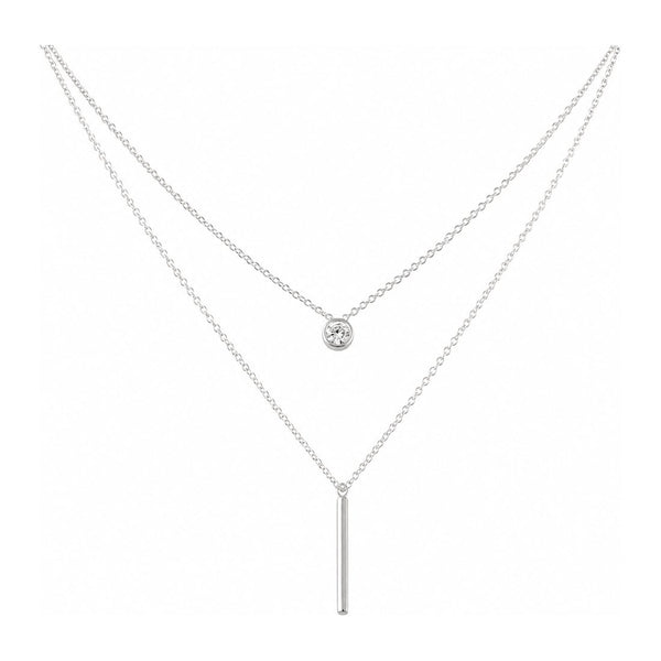 Cadena fina 925 doble