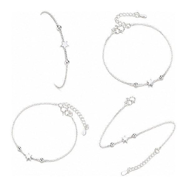 Pulsera 925 estrella simple