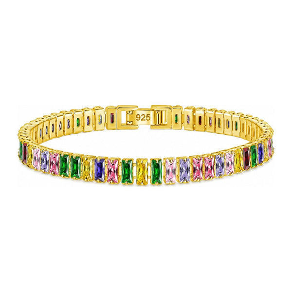 Pulsera 925 eslabón colores