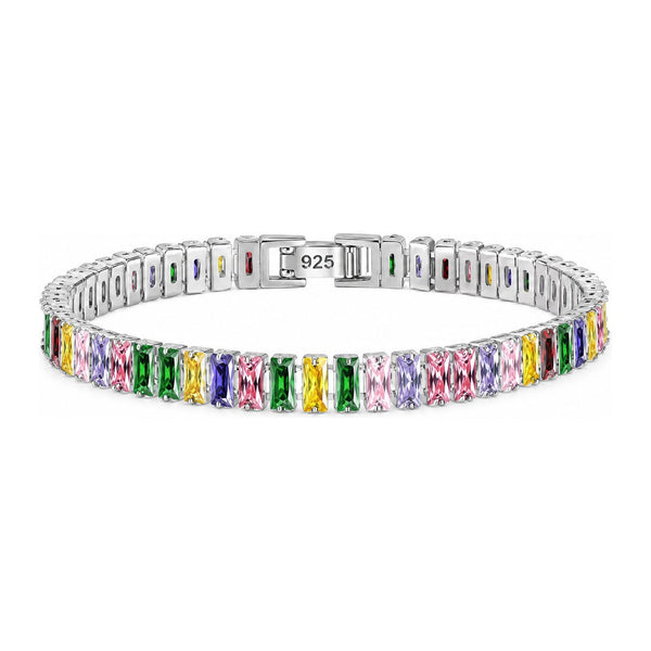 Pulsera 925 eslabón colores