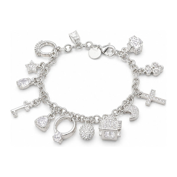 Pulsera 925 varios dijes juntos
