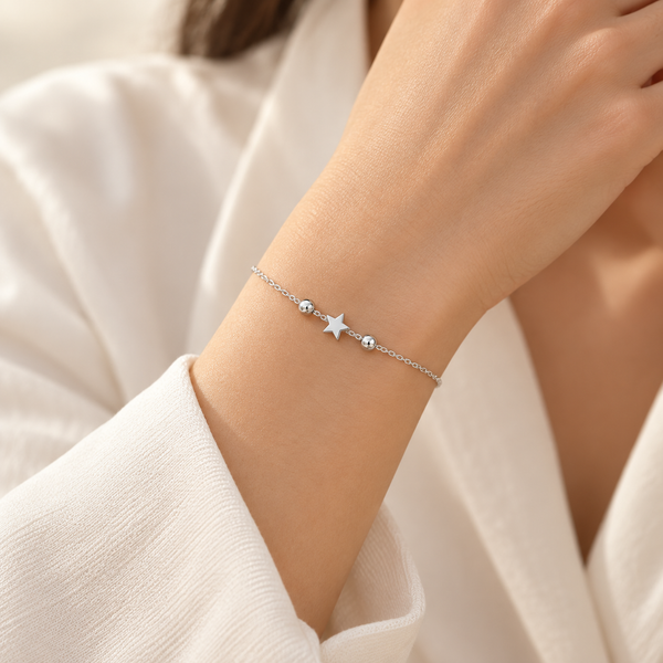 Pulsera 925 estrella simple