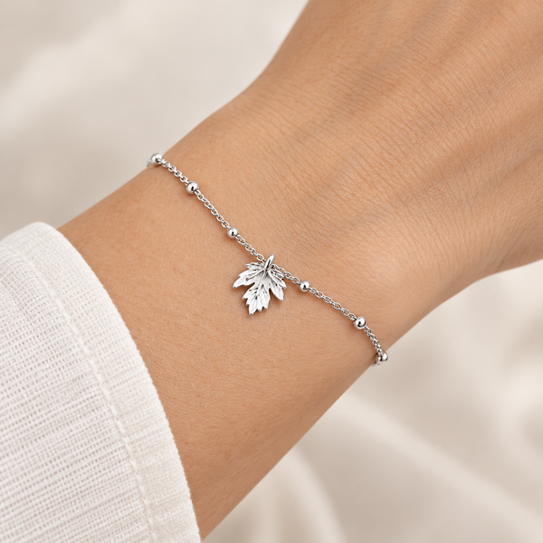 Pulsera hoja otoño