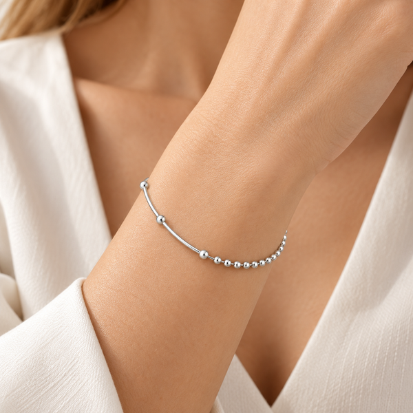 Pulsera 925 mitad